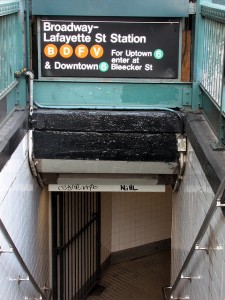 Broadway-Lafayette NYC Subway Station Entrance